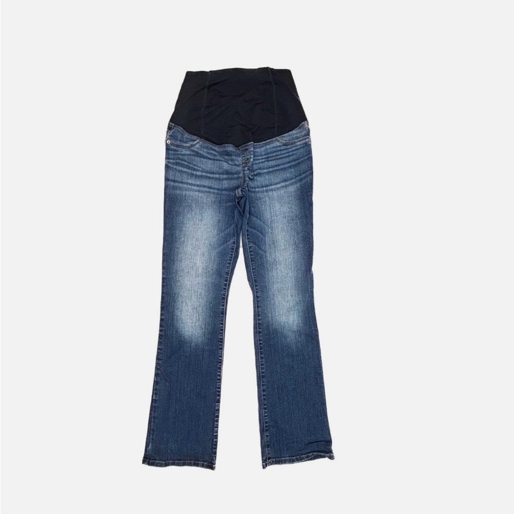 Isabel Maternity Boot Cut Jeans - Blue and Black